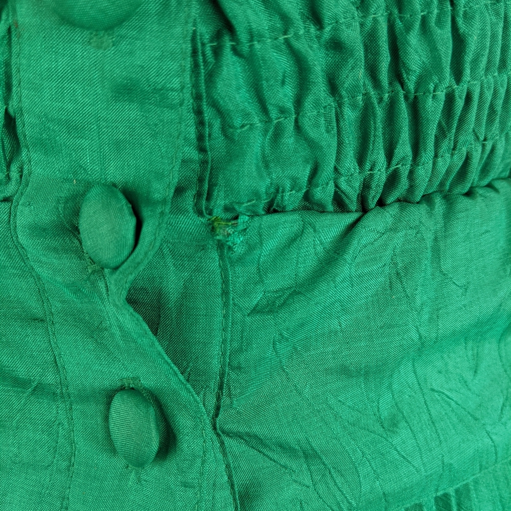 Vintage 80s Parigi Jewel Green Matching Skirt Set - Picture 9 of 12